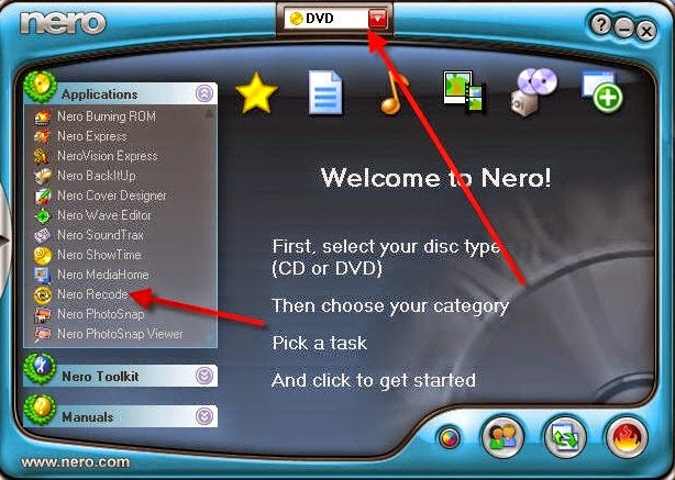 nero express free download software